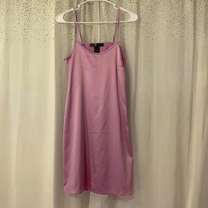 COCO & SHAY Lilac Purple Satin Mini Dress